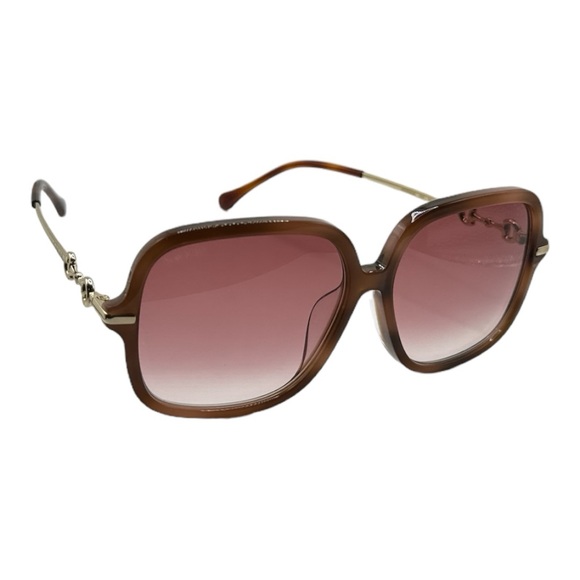 Gucci Women Sunglasses
GG0884SA-003 Havana / Gold / Red
Gradient Lenses - Picture 10 of 15